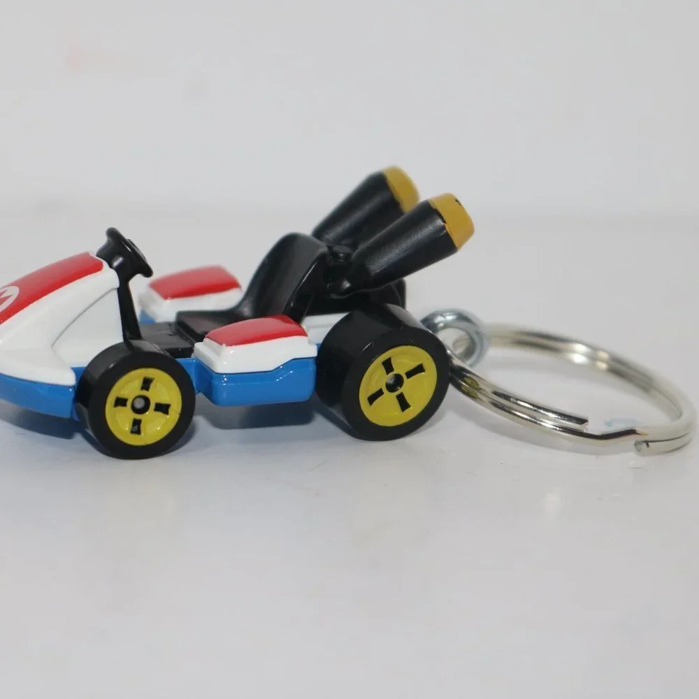 💥HP💥 Hot Wheels Screen Time Mario standard Kart CUSTOM keychain